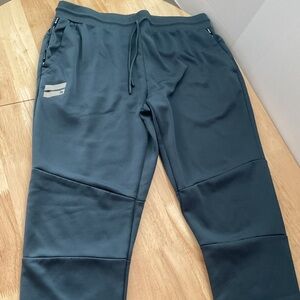 Under Armour Men's Size XL Slate Gray Loose Twist Leg Jogger Sweatpants Tapered
